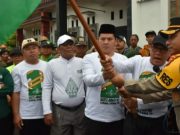 Wali Kota Metro Ikuti Jalan Sehat Satu Abad NU