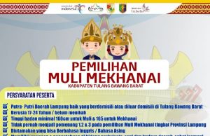 Pemilihan Muli Mekhanai Tubaba Tahun 2023 dibuka? Begini syarat dan Cara Mendaftarnya