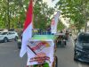 Merakyat, 25 Bacaleg DPC Hanura Kota Metro Menaiki Kendaraan Becak Ke Kantor KPU