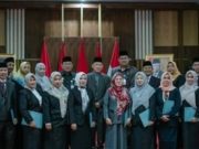 Drs Qudrotul Ikhwan MM Lantik 32 Penjabat Administrator dan Pengawas