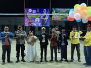 Kapolres Tulang Bawang Barat Buka Pertandingan Bola Voli, Sambut Hari Bhayangkara Ke-77