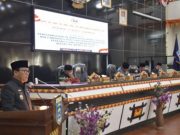 DPRD Kota Metro Gelar Paripurna Tentang Penyampaian LKPJ Walikota Metro