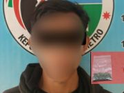 Satres Narkoba Metro Aman kan Buruh Diduga penyalahgunaan narkoba.