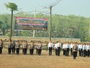 Polres Tubaba Gelar Apel Pasukan Ops Mantap Brata Krakatau 2023