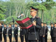 Kapolres Tulang Bawang Barat Pimpin Peringatan Hari Sumpah Pemuda Ke 95 Tahun 2023