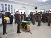 Kejari Metro Gelar Sertijab Pejabat Eselon IV