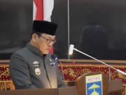 Wali Kota Dan Wakil Wali Kota Metro Ikuti Rapat Paripurna DPRD Tentang Perubahan APBD Kota Metro Tahun Anggaran 2023