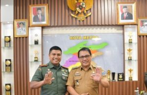 Wali Kota Metro Sambut Kunjungan Dandim 0411/KM