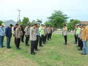 Polres Tubaba Lakukan PAM Kampanye Terbatas di Wilayah Kecamatan Way Kenanga.