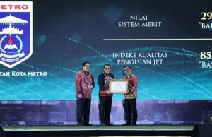 Pemkot Metro Raih Penghargaan KAGN Tahun 2023