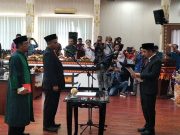 DPRD Kota Metro Gelar Rapat Paripurna Pengucapan Sumpah/Janji Anggota PAW Hadi Kurniadi
