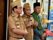 Wali Kota Dan Wakil Wali Kota Metro Lakukan Potong Tumpeng Bersama Seluruh Kepala OPD