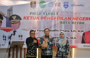 Wali Kota Dan Wakil Wali Kota Metro Hadiri Acara Pisah Sambut Ketua Pengadilan Negeri (PN) Metro