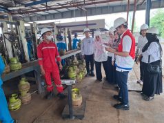 Tim Pertamina Patra Niaga Sales Area Lampung Dan Pemkab Lampung Timur Lakukan Sidak Rutin Ke Stasiun Pengisian Bulk Elpiji (SPBE)