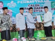 H. Rudi Ke DPC PKB Kota Metro Serahkan 2 Formulir Balonkada