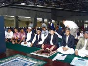 Bersama Keluarga, M. Firsada Sholat Idul Adha Di Islamic Center Tubaba.