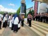 Polres Tulang Bawang Barat laksanakan Pengamanan Unras Forum Guru Pertama Negeri dan Swasta SD serta SMP
