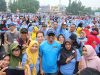 Ribuan Warga Metro Senam Sehat Bersama Mirza-Jihan