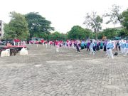 Gabungan Organisasi Wanita (GOW) Kota Metro Gelar Acara Senam Bersama