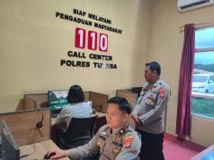Pelayanan Call Center 110 Polres Tulang Bawang Barat Siap Layani Masyarakat