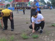 Pemkot Metro Dan Polres Adakan Kerja Bakti Bersih-bersih Sebagai Bentuk Sinergi