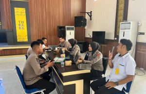 Biro Perencanaan Polda Lampung Gelar Asistensi Pemantauan dan Evaluasi Kinerja Pelayanan Publik di Polres Tulang Bawang Barat