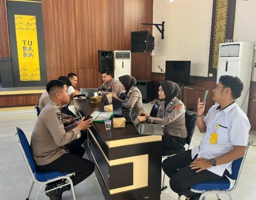 Biro Perencanaan Polda Lampung Gelar Asistensi Pemantauan dan Evaluasi Kinerja Pelayanan Publik di Polres Tulang Bawang Barat