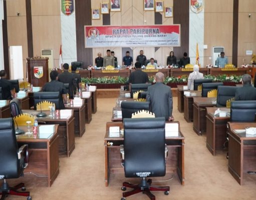 DPRD Tubaba Gelar Paripurna LKPJ Bupati Tahun Anggaran 2025