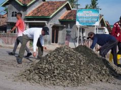 Semangat Gotong Royong Penambalan Jalan, Wujud Sinergi Pemerintah, Masyarakat, dan Swasta di Tubaba