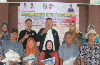 Marwah Aliansi Indonesia (MAI) Gelar Sosialisasi, Edukasi Tentang Bahaya Narkoba Dan Pembagian Sembako