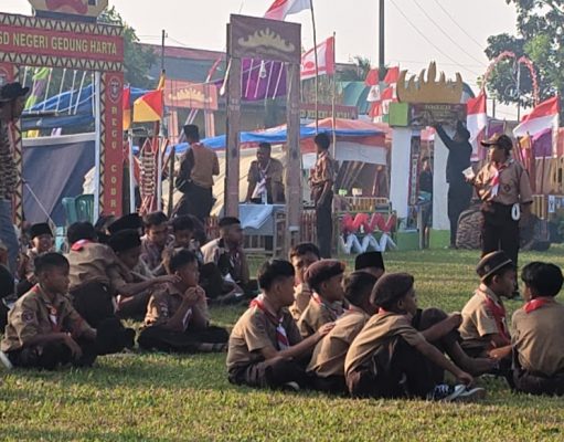 Peringati Hari Pramuka ke-65, Kwartir Ranting (Kwaran) Penengahan Gelar Perkemahan