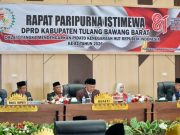 Bupati dan Wakil Bupati Tubaba Ikuti Rapat Paripurna Istimewa Mendengarkan Pidato Kenegaraan Presiden RI